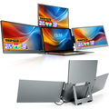15.6" Triple Screen Laptop Extender Monitor, Portable USB-C Display